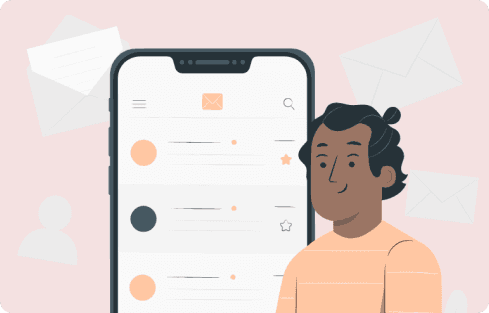 Account manager communication illustration